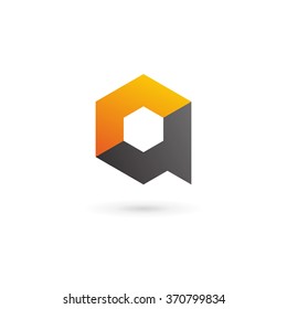 Letter A technology logo icon design template elements