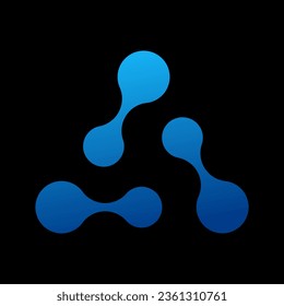 Letter A Technology vector logo, clean, premium