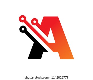 Letter A Template Design Vector, Emblem, Concept Design, Creative Symbol, Icon