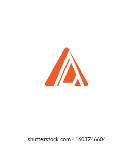 A Letter Template vector icon illustration design