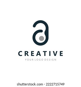 A Letter Template vector icon illustration design