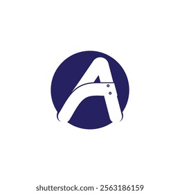 A Letter Template vector icon illustration design