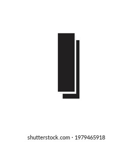 letter i text effect design vector, Can be used for Logo.