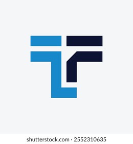 Letter TF Abstract Logo Concept