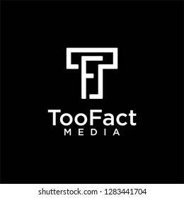 letter TF logo