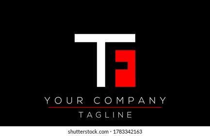 Letter TF Logo Design, Creative Modern Icon FT F 