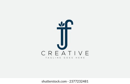 Letter TF logo design template vector illustration