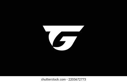 Letter TG Logo, creative tg logo icon vector for business 