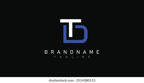 Logotipo de la letra TG, Vector creativo del icono del logotipo de la etiqueta para el negocio