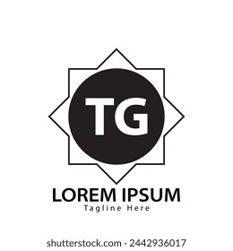 letter TG logo. TG. TG logo design vector illustration for creative company, business, industry
