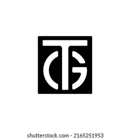  Tg-Logo auf einem Quadrat