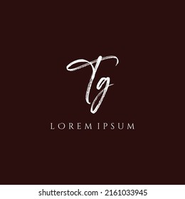 Letter TG luxury logo design vector