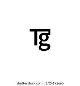 Letter Tg New Logo Vector Stock Vector (Royalty Free) 1724192665 ...