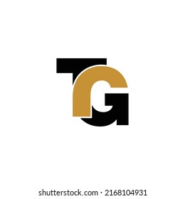 Letter Tg Simple Logo Design Vector Stock Vector (Royalty Free ...