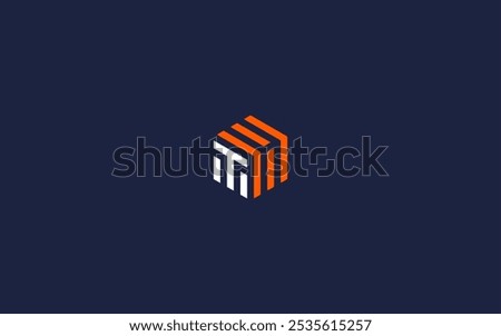 letter th hexagon logo icon design vector design template inspiration