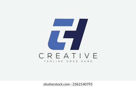 Buchstabe TH Logo Design Vorlage Vektorgrafik.