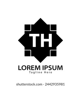 Buchstabe TH-Logo. TH. TH Logo Design Vektor-Illustration für kreative Unternehmen, Wirtschaft, Industrie
