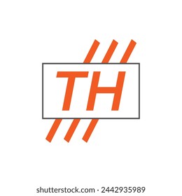 Buchstabe TH-Logo. TH. TH Logo Design Vektor-Illustration für kreative Unternehmen, Wirtschaft, Industrie
