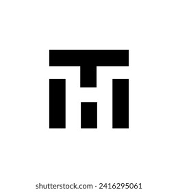 Letra El espacio negativo moderno diseño de logotipo abstracto monograma único