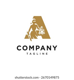 Logo-Symbol "Buchstabe A", Vektorgrafik