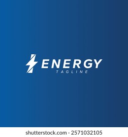 I letter Thunder Bolt logo