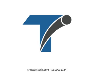 Letter TI logo design branding