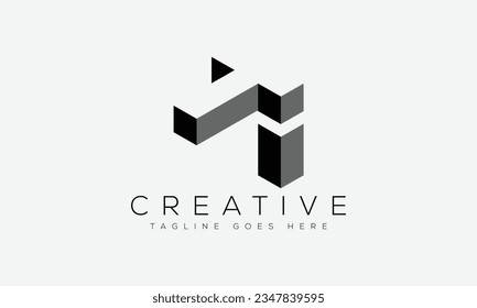 Letter TI Logo Design Vorlage Vektorgrafik.