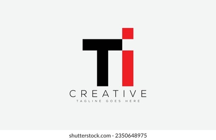 Letter TI Logo Design Vorlage Vektorgrafik.