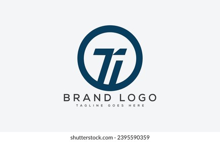 letter TI logo design vector template design for brand.