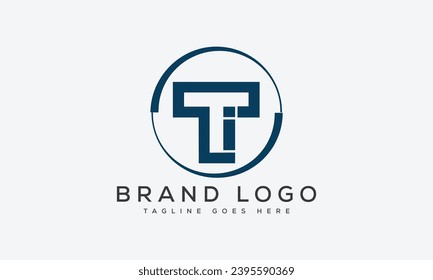 letter TI logo design vector template design for brand.