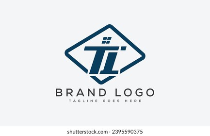 letter TI logo design vector template design for brand.