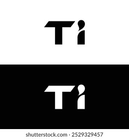 Letter Ti Logo Design Vector