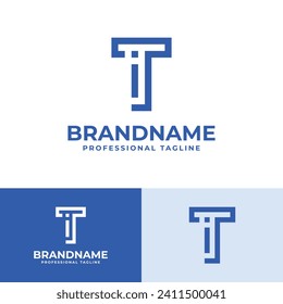 Letter TI Modern Logo, suitable for business with TI or IT initials