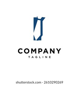 Letter I Tie Logo Icon Vector