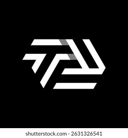 Letter TJ creative monogram logo