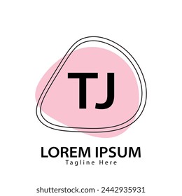letter TJ logo. TJ. TJ logo design vector illustration for creative company, business, industry
