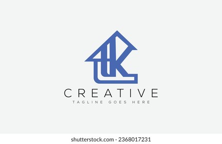 Letter TK logo design template vector illustration