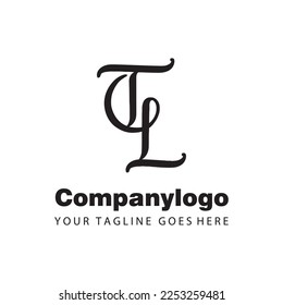 letter tl for logo company design