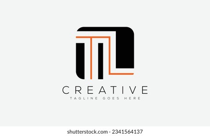Letter TL logo design template vector illustration.