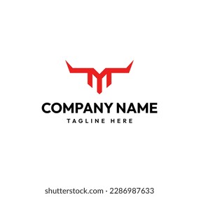 letter TM logo, Bull logo,head bull logo