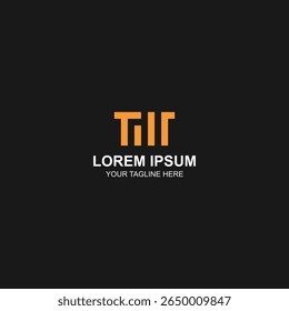 Letter TM Logo-Design für Gebäude oder Unternehmen mit kreativer Vektorgrafik