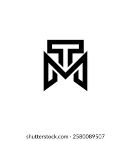 Letter TM logo design vector