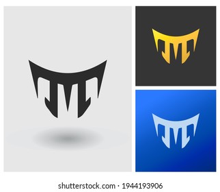 letter TM logo monogram creative modern combined app icon