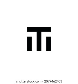 
Letter TM MT T M Simple Symbol Logo Vector