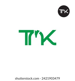 Letter TMK Monogram Logo Design