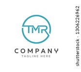 Letter TMR logo design - vector
