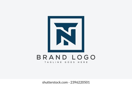 letter TN logo design vector template design for brand.