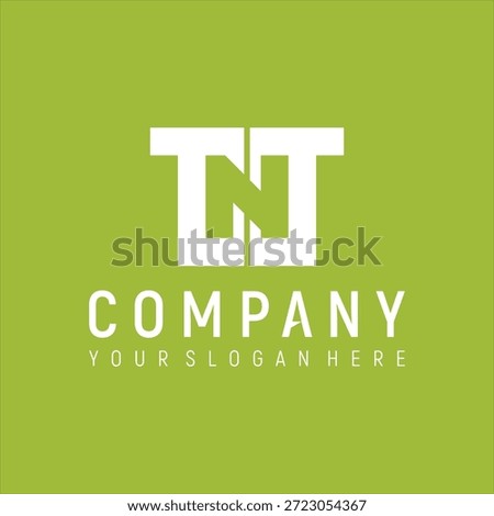 letter TNT home concept logo design vector template