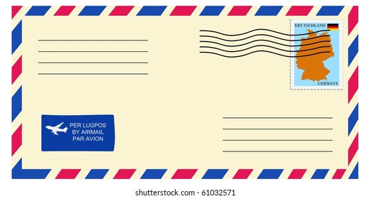letter to/from Germany
