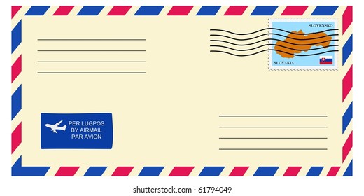 letter to/from Slovakia